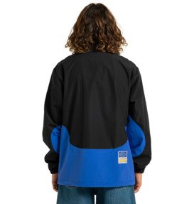 dcshoes, All Terrain - Chaqueta Cortavientos Impermeable para Hombre, BLACK/ ROYAL BLUE (xkkp) All Terrain - Waterproof Windbreaker Jacket for Men  ADYJK03207
