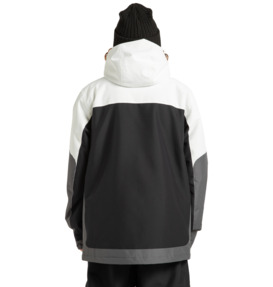 dcshoes, Defiant 10K - Veste de snow technique pour Homme, WHITE/BLACK (xwwk) Defiant - Technical Snow Jacket for Men  ADYTJ03089