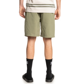dcshoes, Stryker 18" - Elastic Waist Walkshorts for Men, DEEP LICHEN GREEN (tpc0) Stryker 18" - Elastic Waist Walkshorts for Men  ADYWS03079