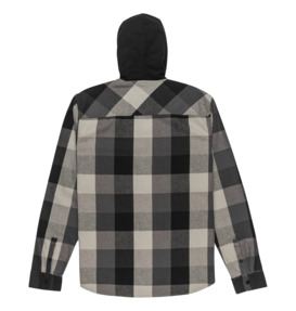 dcshoes, Ruckus - Camicia a maniche lunghe con cappuccio da Uomo, BLACK (kvj0) Ruckus - Hooded Long Sleeve Shirt for Men  ADYWT03104