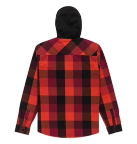 dcshoes, Ruckus - Hooded Long Sleeve Shirt for Men, PICANTE (nqv0) Ruckus - Hooded Long Sleeve Shirt for Men  ADYWT03104