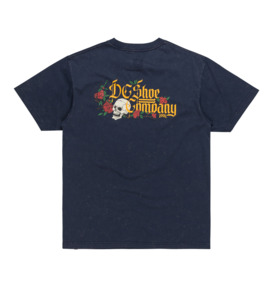 dcshoes, Standoff - Short Sleeves T-Shirt for Men, DRESS BLUES RAIN WASH (btkw) Standoff - Short Sleeves T-Shirt for Men  ADYZT05460