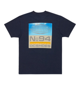 dcshoes, 94 Elevate - Short Sleeves T-Shirt for Men, DRESS BLUES RAIN WASH (btkw) 94 Elevate - Short Sleeves T-Shirt for Men  ADYZT05472