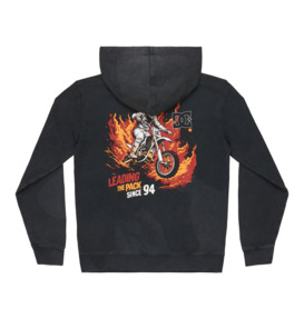 dcshoes, Leading The Pack - Pullover Hoodie for Boys 8 - 16, BLACK ACID (bac) Leading The Pack - Pullover Hoodie for Boys 8 - 16  EDBSF03118