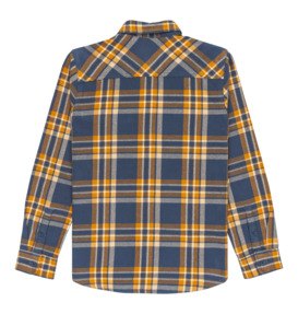 dcshoes, Marshal Flannel - Camicia in flanella da Ragazzo 8-16, DARK DENIM (brq0) Marshal Flannel - Flannel Shirt for Boys 8-16  EDBWT03061