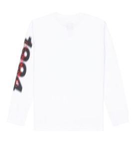 dcshoes, Slathletic - Long Sleeve T-Shirt for Boys 8-16, WHITE (wbb0) Slathletic - Long Sleeve T-Shirt for Boys 8-16  EDBZT03430