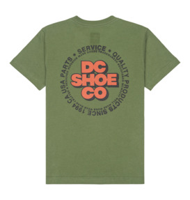 dcshoes, Work Circle - Maglietta a maniche corte da Ragazzo 8-16, BRONZE GREEN (gqq0) Work Circle - Short Sleeve T-Shirt for Boys 8-16  EDBZT03434