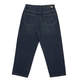 dcshoes, Worker Baggy Denim Double That - Pantaloni in denim da Uomo, DARK DENIM (brq0) Worker Baggy Denim Double That - Denim Trousers for Men  EDYDP03433