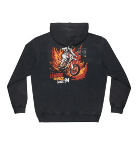 dcshoes, Leading The Pack - Kapuzenpulli für Männer, BLACK ACID (bac) Leading The Pack - Pullover Hoodie for Men  EDYSF03246