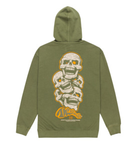 dcshoes, Laugh Stack - Hoodie for Men, BRONZE GREEN (gqq0) Laugh Stack - Hoodie for Men  EDYSF03249