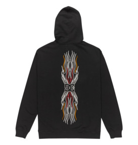 dcshoes, Burnt Out - Felpa con cappuccio da Uomo, BLACK (kvj0) Burnt Out - Hoodie for Men  EDYSF03253
