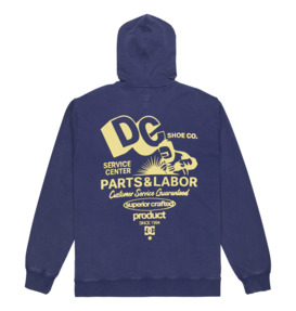 dcshoes, DC Parts Dep - Felpa con cappuccio e zip da Uomo, ESTATE BLUE (bsw0) DC Parts Dep - Zip Hoodie for Men  EDYSF03257