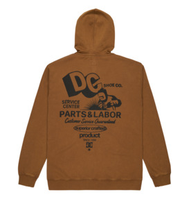 dcshoes, DC Parts Dep - Felpa con cappuccio e zip da Uomo, TOFFEE (cqf0) DC Parts Dep - Zip Hoodie for Men  EDYSF03257