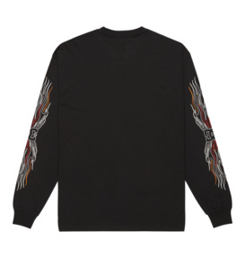 dcshoes, Burn Out Hls - Camisa de manga larga para hombre, BLACK (kvj0) Burn Out Hls - Long Sleeve Shirt for Men  EDYZT04355