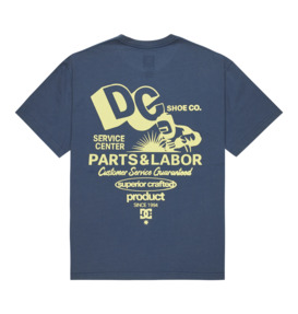 dcshoes, DC Parts Dep - Short Sleeve T-Shirt for Men, DARK DENIM (brq0) DC Parts Dep - Short Sleeve T-Shirt for Men  EDYZT04366