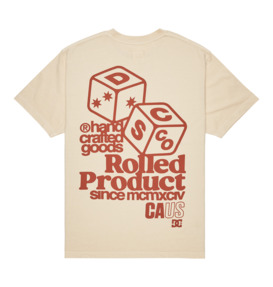 dcshoes, High Rollin - T-Shirt à manches courtes pour Homme, OATMEAL (tfl0) High Rollin - Short Sleeve T-Shirt for Men  EDYZT04367
