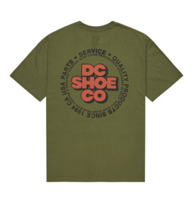 dcshoes, Work Circle - T-Shirt à manches courtes pour Homme, BRONZE GREEN (gqq0) Work Circle - Short Sleeve T-Shirt for Men  EDYZT04369