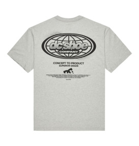 dcshoes, Trotter - Short Sleeve T-Shirt for Men, LIGHT HEATHER GREY (sfrh) Trotter - Short Sleeve T-Shirt for Men  EDYZT04371
