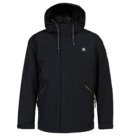 DC SNOWBOARDING ナイロンジャケット M 黒/グレー DC Black Gray Hooded Snowboard Jacket 10,000mm Water Proof