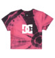 BLACK/FUCHSIA CIRCLE TIE DYE (xmkm)