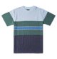DARK GREEN BLOCK STRIPE (xgbw)