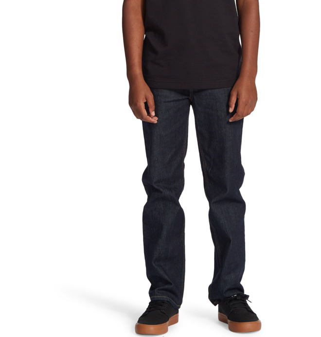 Worker Straight Indigo Rinse - Jeans for Boys 8-16  ADBDP03005