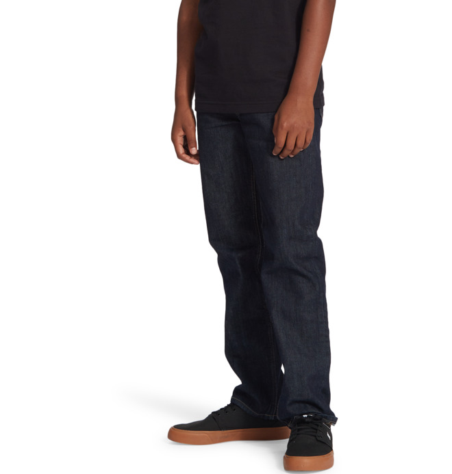 Worker Straight Indigo Rinse - Jeans for Boys 8-16  ADBDP03005