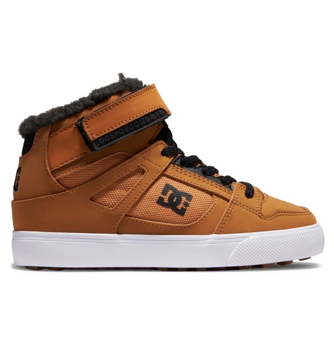 DC Shoes Pure WNT - Stivali Invernali Uomo, High-top, In Pelle E Nylon, Fodera In Shearling, Ideali Per Neve E Freddo - Foto 9