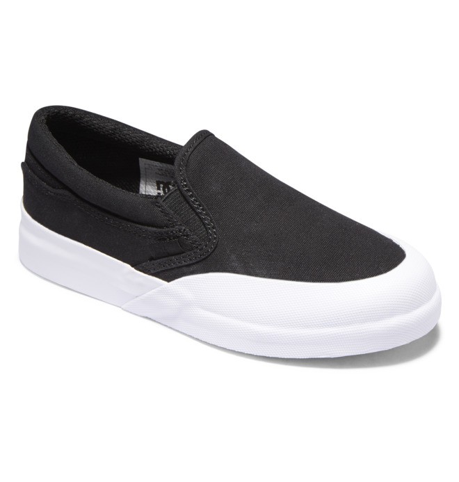 DC Infinite - Slip-On Leather Shoes for Kids  ADBS300356