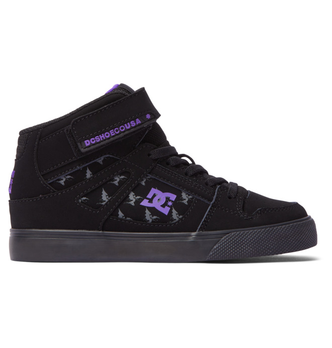 DC x Black Sabbath Pure - High-Top Leather Shoes for Boys ADBS300372