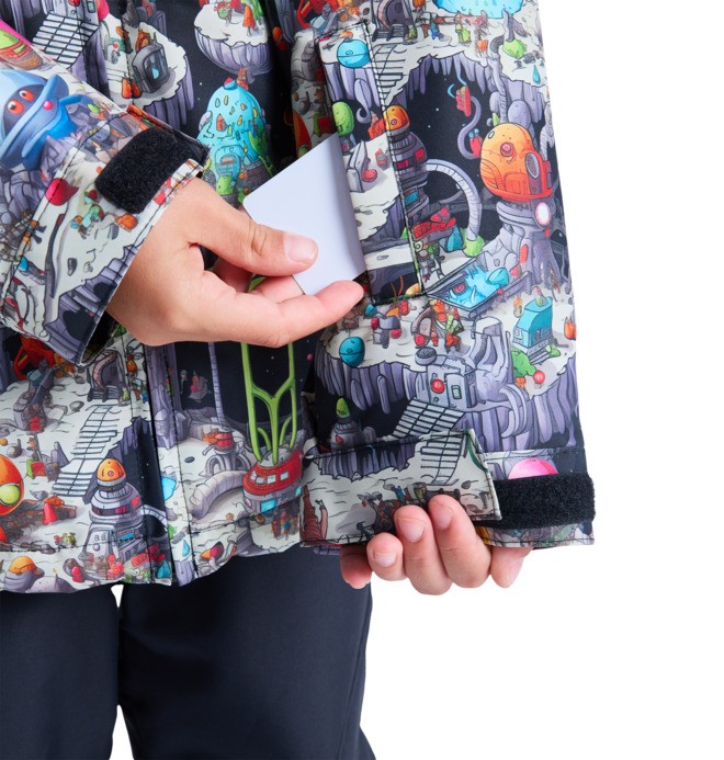 Basis Print - Technical Snow Jacket for Boys 8-16  ADBTJ03032