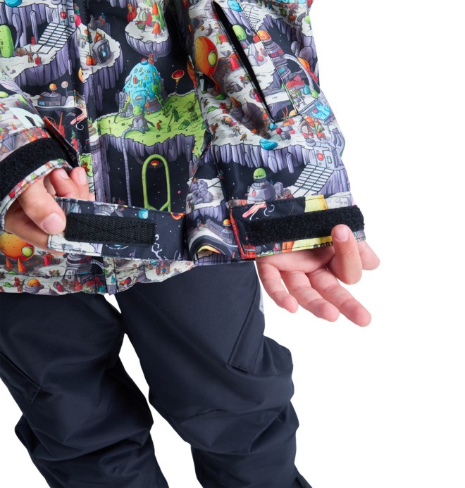 Basis Print - Technical Snow Jacket for Boys 8-16  ADBTJ03032