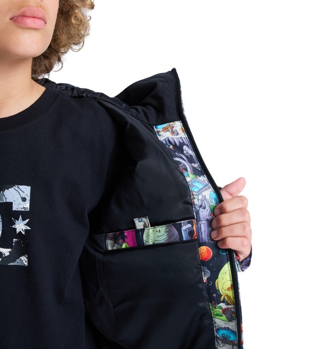 Basis Print - Technical Snow Jacket for Boys 8-16  ADBTJ03032