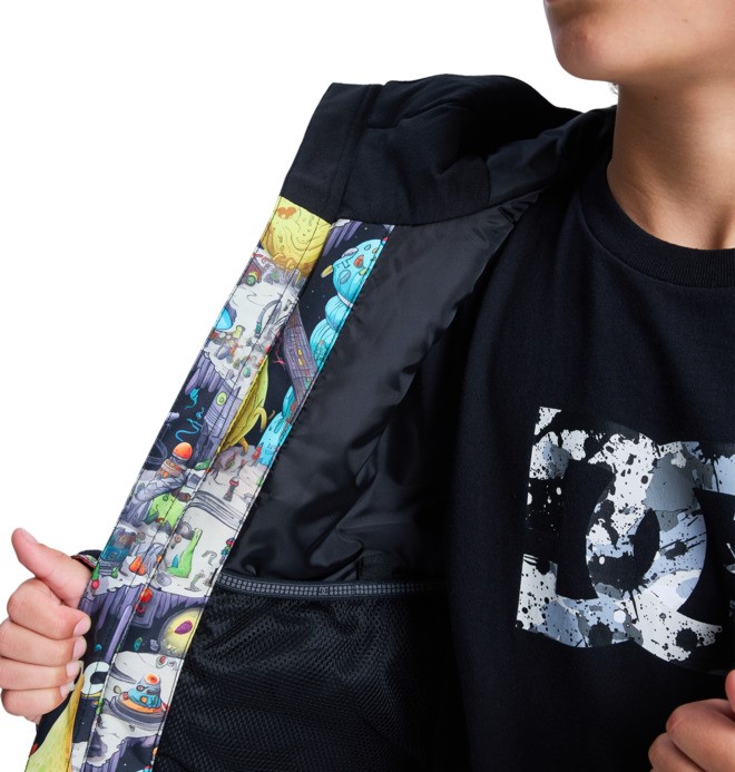 Basis Print - Technical Snow Jacket for Boys 8-16  ADBTJ03032
