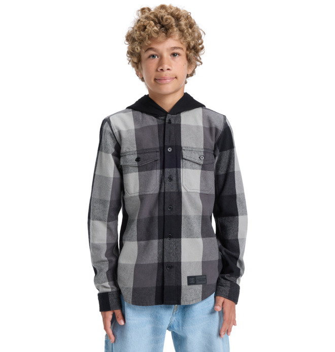 Ruckus Hooded - Hooded Long Sleeve Shirt for Boys 8-16  ADBWT03016