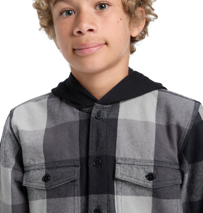 Ruckus Hooded - Hooded Long Sleeve Shirt for Boys 8-16  ADBWT03016