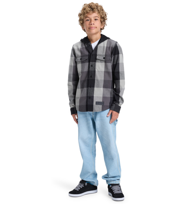 Ruckus Hooded - Hooded Long Sleeve Shirt for Boys 8-16  ADBWT03016