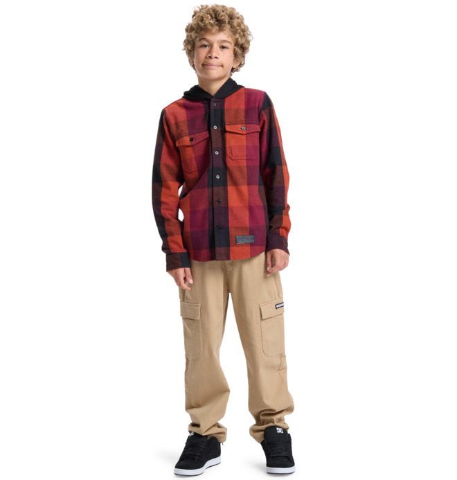 Ruckus Hooded - Hooded Long Sleeve Shirt for Boys 8-16  ADBWT03016