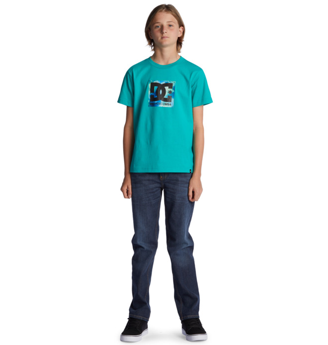 DC Square Star Fill - Short Sleeve T-Shirt for Kids  ADBZT03176