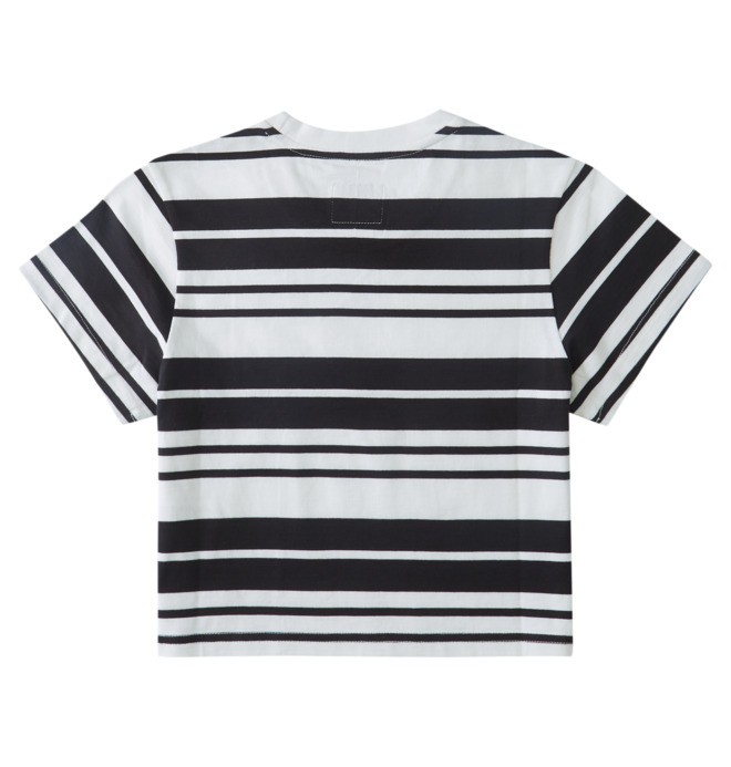 Effortless seam Stripe - Cropped T-Shirt for Women ADJKT03026