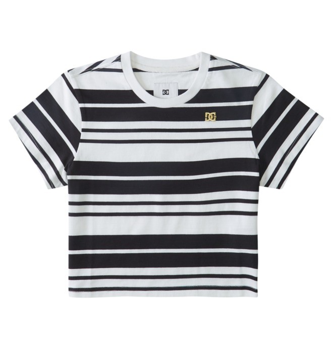 Effortless seam Stripe - Cropped T-Shirt for Women ADJKT03026