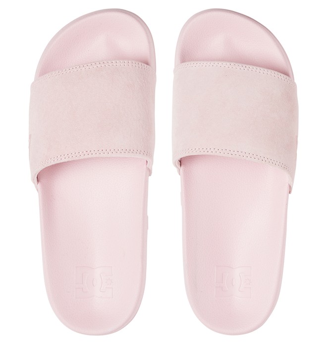 DC Slides SE - Suede Slides for Women ADJL100020