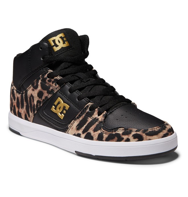 DC Cure - High-Top Leather Skate Shoes for Women ADJS700096