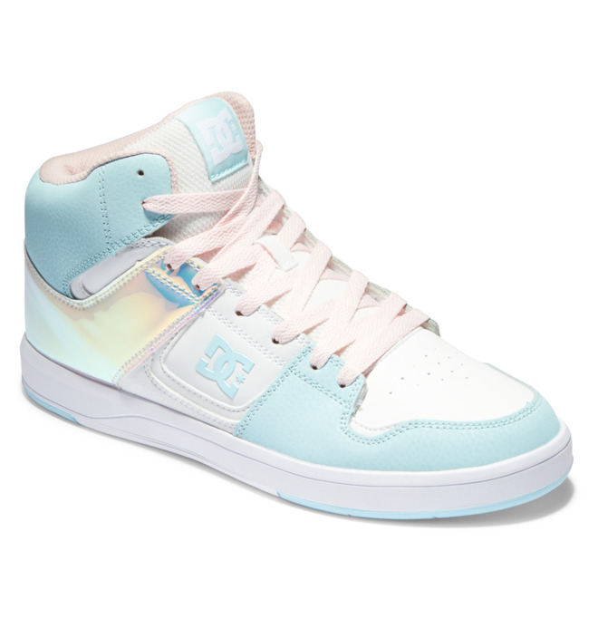DC Cure - High-Top Leather Skate Shoes for Women  ADJS700096