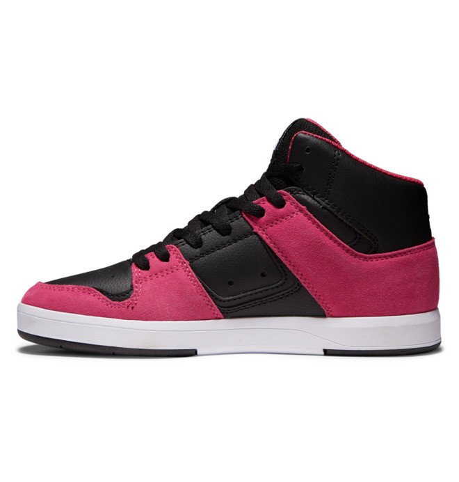 DC Cure - High-Top Leather Skate Shoes for Women  ADJS700096