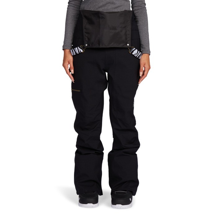 DC factory women's collective shell bib ski and snowpants