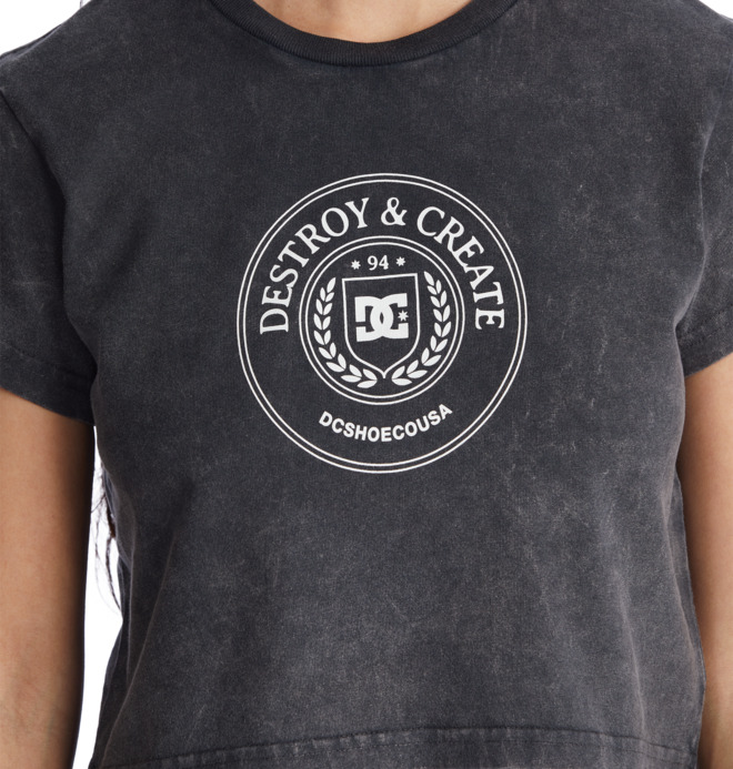 DC Op Crest - Crop T-Shirt for Women  ADJZT03045