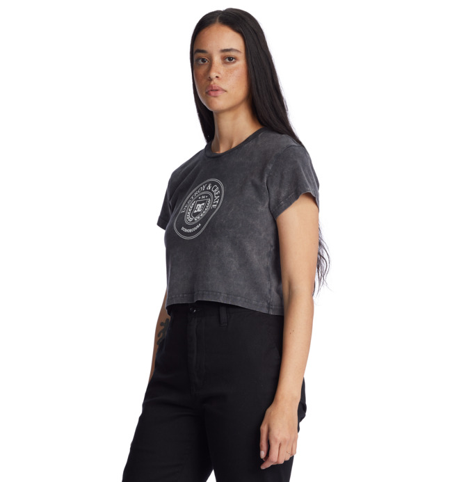 DC Op Crest - Crop T-Shirt for Women  ADJZT03045