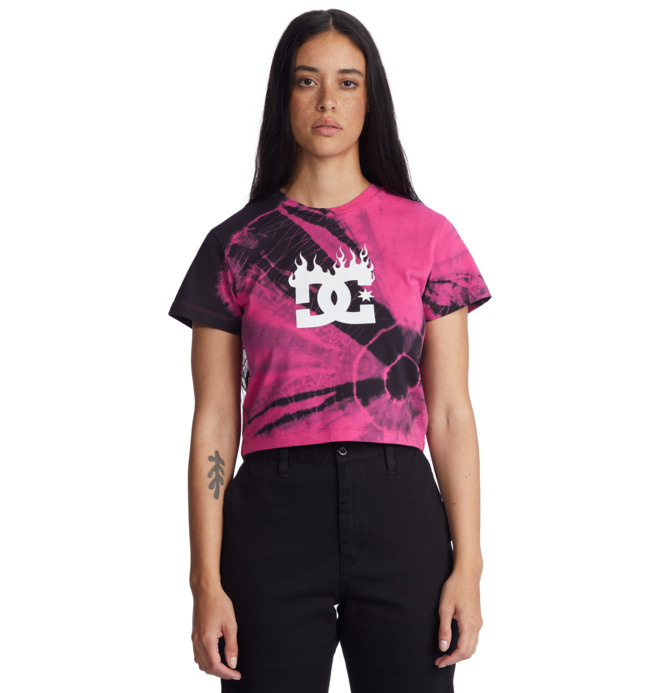 Hot Fire - Crop T-Shirt for Women ADJZT03046