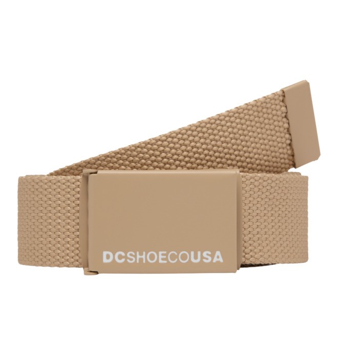 Web Men s Beige Belt DC Shoes